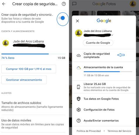 como dejar de crear copia de seguridad en google fotos